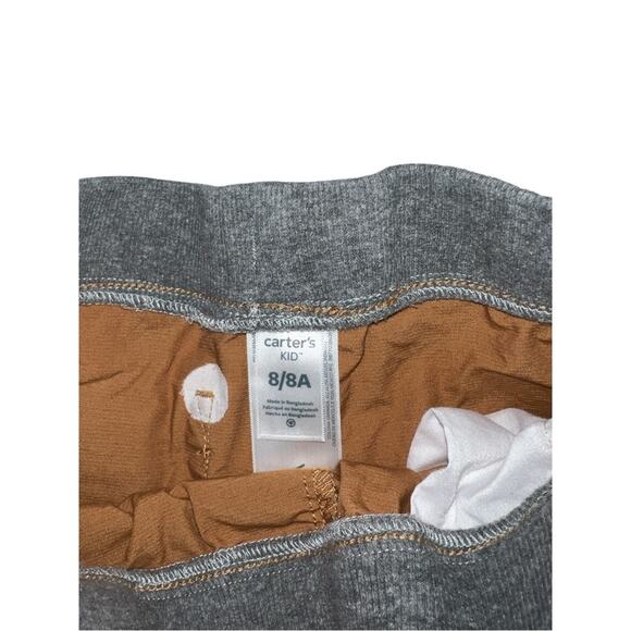 Carters Kid Easy Pull-On Dock Shorts. Brown/Khaki (Size 8) - Picture 3 of 3